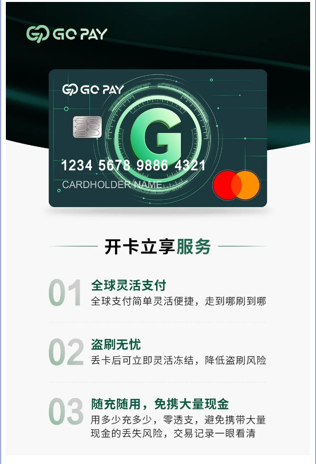 Go Pay 卡面宣传图