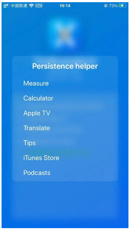 TrollInstallerX:选择 Persistence helper